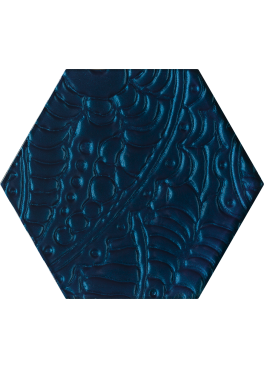 Dekor Urban Colours Blue Hexagon Sklo 19,8x17,1