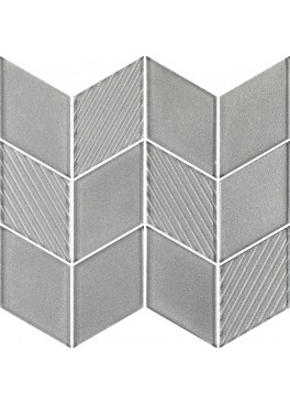 Obklad Shades Mozaika Sklo Silver Romb 23,8x20,5
