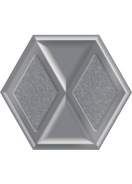 Dekor Morning Silver Heksagon Lesk 19,8x17,1