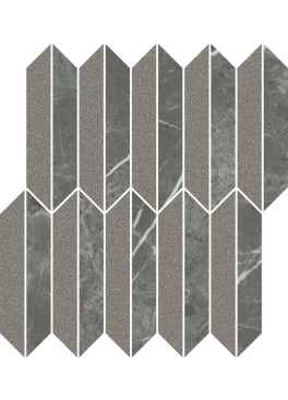 Obklad Noisy Whisper Graphite Mozaika Mix Mat 29,8x27,4