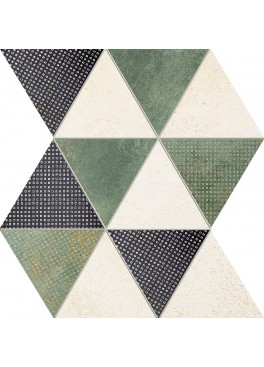 Dekor Margot 2020 Mozaika Green 32,8x25,8