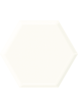 Obklad Ideal Heksagon White Struktura Lesk 19,8x17,1
