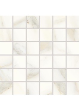 Dlažba RAKO Cava DDM06830 mozaika (5x5) bílá 30x30