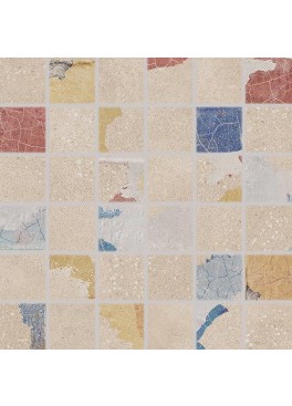 Mozaika RAKO Betonico WDM06797 mozaika (5x5) vícebarevná 30x30