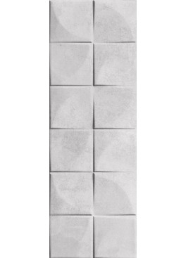 Obklad Concrete Grey Quadra Glossy Rekt. 75x25