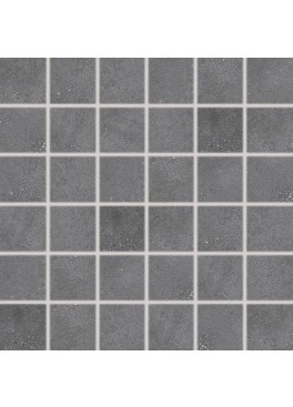 Mozaika RAKO Betonico WDM05792 mozaika (5x5) černá 30x30