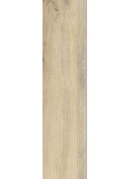 Dlažba Guardian Wood Light Beige Schodovka 120,2x29,7