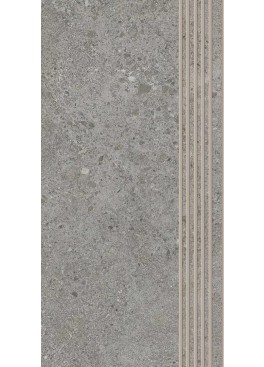 Dlažba Authority Grey Mat Schodovka 29,8x59,8