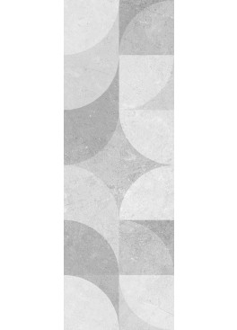 Dekor Sigrida Grey Mat Rekt. 25x75