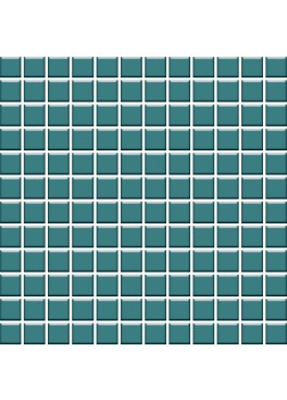Tyrkysová Mozaika Dlažba Gammo Colours Turkusowy Mat 2,3x2,3/29,8x29,8 R10