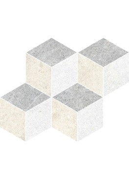 Dlažba Distinct Diamond Mix Mozaika 34,44x27,71